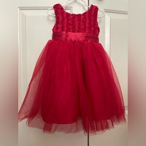 Toddler girl Red dress special occasion size 2T